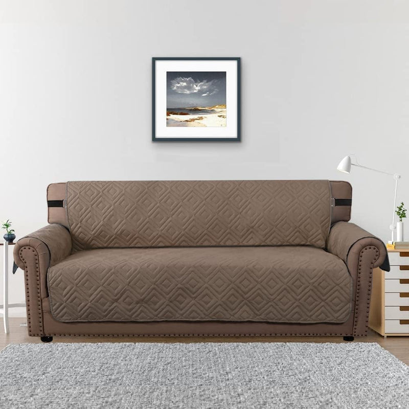 Velvet Loveseat Recliner Cover 2 Seat Reclining Loveseat Covers Chair Cover Sofa Slipcover 6 Pieces Cushion Couch Furniture Protector Coffee (Ship from US) Home & Garden > Decor > Chair & Sofa Cushions ele ELEOPTION Multi 3 Seat 