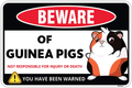 Venicor Guinea Pig Sign - 8x12 Inches - Aluminum - Guinea Pig Hideout Cage Decor - Guinea Pig Accessories Toys Statue Stuff Carrier Igloo Hay Feeder Costume Outfit Gifts Drops Poster Stickers Things Home & Garden > Decor > Seasonal & Holiday Decorations Venicor Guinea Pig  