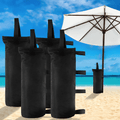 venrey 4-Pack 112 LBS Canopy Sandbags Weight Bags, Outdoor Pop Up Canopy Tent Gazebo Weight Sand Bag Anchor Kit, Sand Bags Without Sand - Black Home & Garden > Lawn & Garden > Outdoor Living > Outdoor Structures > Canopies & Gazebos venrey 4-Pack Black  