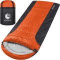 VENTURE 4TH Backpacking Sleeping Bag – Lightweight Warm & Cold Weather Sleeping Bags for Adults, Kids & Couples – Ideal for Hiking, Camping & Outdoor Adventures – Single, XXL and Double Sizes Sporting Goods > Outdoor Recreation > Camping & Hiking > Sleeping Bags VENTURE 4TH 4.5lbs | Orange/Gray XX-Large 