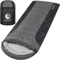 VENTURE 4TH Backpacking Sleeping Bag – Lightweight Warm & Cold Weather Sleeping Bags for Adults, Kids & Couples – Ideal for Hiking, Camping & Outdoor Adventures – Single, XXL and Double Sizes Sporting Goods > Outdoor Recreation > Camping & Hiking > Sleeping Bags VENTURE 4TH 4.5lbs | Silver/Gray XX-Large 