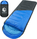 VENTURE 4TH Backpacking Sleeping Bag – Lightweight Warm & Cold Weather Sleeping Bags for Adults, Kids & Couples – Ideal for Hiking, Camping & Outdoor Adventures – Single, XXL and Double Sizes Sporting Goods > Outdoor Recreation > Camping & Hiking > Sleeping Bags VENTURE 4TH 4.0lbs | Blue/Black Single 