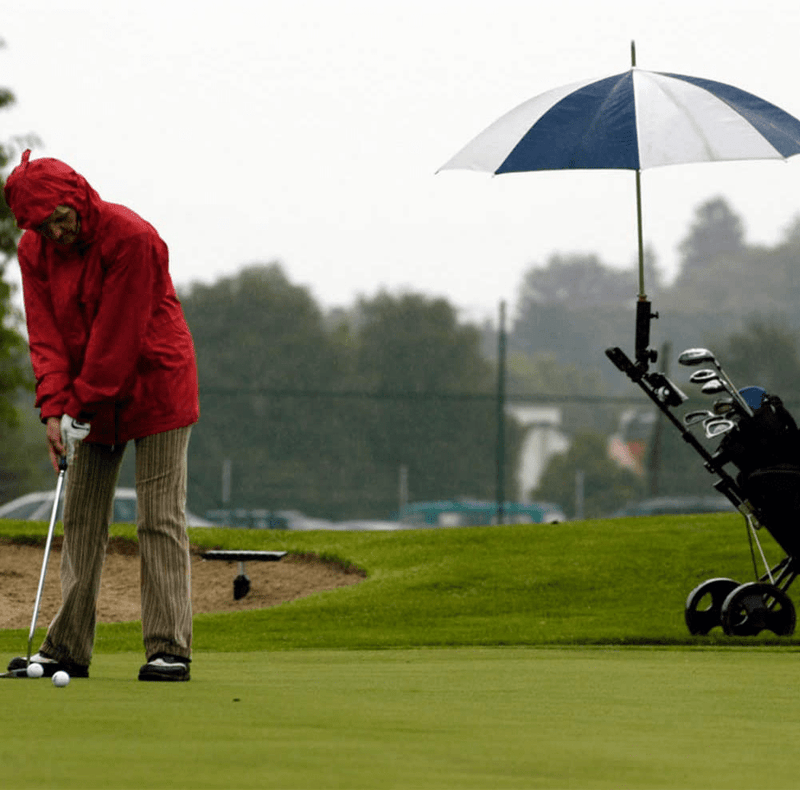 VGEBY Golf Umbrella Holder, Golf Trolly Adjustable Umbrella Holder for Golf Cart Accessories