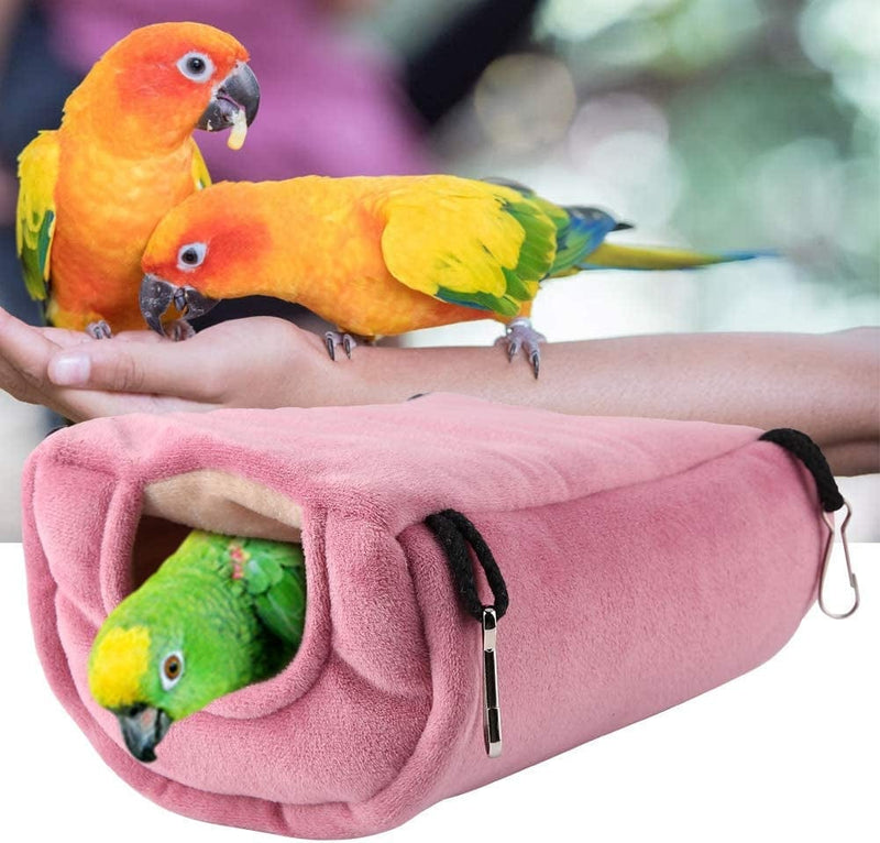 Viagasafamido Winter Warm Bird Nest, Windproof Warm Parrot Nest Plush Snuggle Hammock Hanging Swing Bed Cave Decoration Accessories for Hamster Macaw Budgies Eclectus(L) Animals & Pet Supplies > Pet Supplies > Bird Supplies > Bird Cages & Stands ViaGasaFamido   