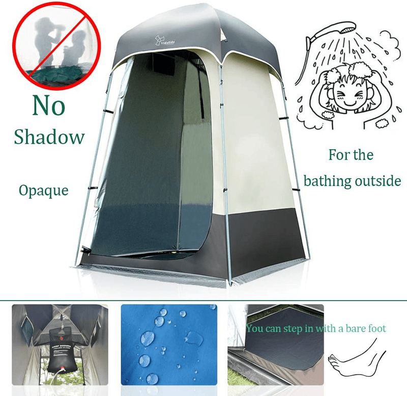 Vidalido Outdoor Shower Tent Changing Room Privacy Portable Camping Shelters Sporting Goods > Outdoor Recreation > Camping & Hiking > Portable Toilets & Showers Vidalido   