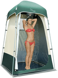 Vidalido Outdoor Shower Tent Changing Room Privacy Portable Camping Shelters Sporting Goods > Outdoor Recreation > Camping & Hiking > Portable Toilets & Showers Vidalido White+Green  