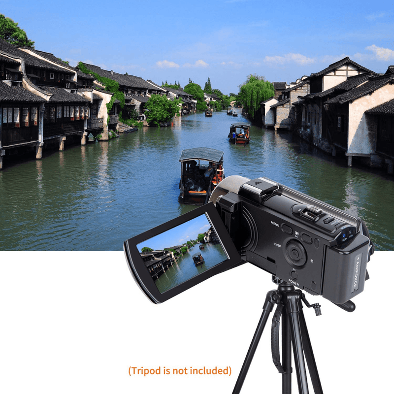 Video Camera Camcorder Digital Camera Recorder kicteck Full HD 1080P 15FPS 24MP 3.0 Inch 270 Degree Rotation LCD 16X Zoom Camcorder with 2 Batteries(604s) Cameras & Optics > Cameras > Video Cameras kicteck   