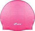 VIEW Swimming Gear Silicone Swim Cap Sporting Goods > Outdoor Recreation > Boating & Water Sports > Swimming > Swim Caps Tusa Flash Pink  