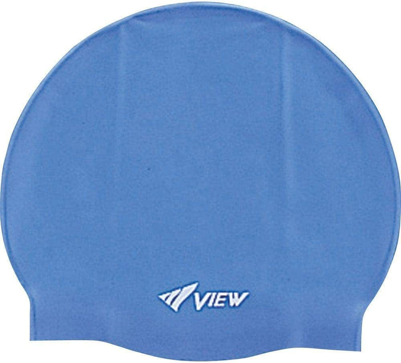 VIEW Swimming Gear Silicone Swim Cap Sporting Goods > Outdoor Recreation > Boating & Water Sports > Swimming > Swim Caps Tusa Blue  