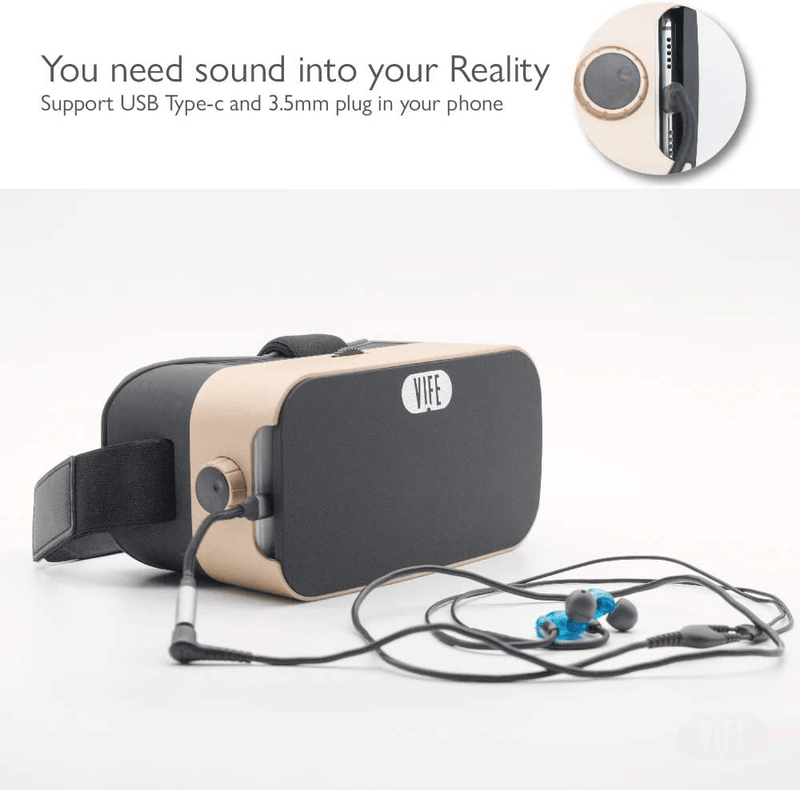 VIFE, Virtual Reality Headset ,3D VR Glasses for Mobile Games and Video & Movies,with Bluetooth Remote Controller,Compatible 3.5-6 inch iPhone/Android Phone,Including iPhone,Samsung, LC etc (White) Electronics > Electronics Accessories > Computer Components > Input Devices > Game Controllers VIFE   