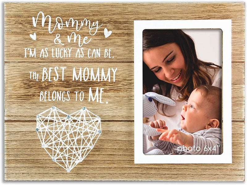 VILIGHT Mommy and Me Picture Frame - New Mom and First Time Mom Gifts for Women - Birthday Present for Wife from Husband - 4X6 Photo Home & Garden > Decor > Picture Frames VILIGHT   