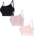 Vince Camuto Women's Smooth Microfiber Wirefree Lounge Bra Apparel & Accessories > Clothing > Underwear & Socks > Bras Vince Camuto (3-pack) Peony/Lilac/Black Medium 