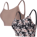 Vince Camuto Women's Smooth Microfiber Wirefree Lounge Bra Apparel & Accessories > Clothing > Underwear & Socks > Bras Vince Camuto (2-pack) Spring Chi/Cocoa X-Large 