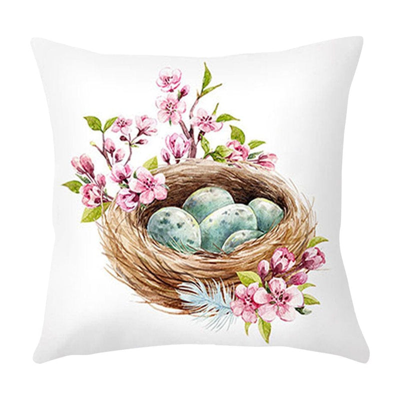 Vintage Easter Decor Easter Pillowcase Living Room Sofa Bedroom Decoration Pillowcase Easter Home Decorations Home & Garden > Decor > Seasonal & Holiday Decorations KOL DEALS One Size A 