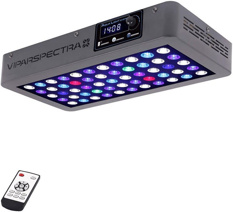 VIPARSPECTRA Timer Control Dimmable 165W 300W LED Aquarium Light Full Spectrum for Grow Coral Reef Marine Fish Tank LPS/SPS