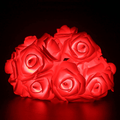 VIPMOON Rose Flower String Lights,2M 20LED Battery Operated Romantic String Lights Bright Warm Flower Rose Lamp Fairy Light for Valentine'S Day Wedding Gardens Party Christmas Decoration (Red) Home & Garden > Decor > Seasonal & Holiday Decorations VIPMOON Red  