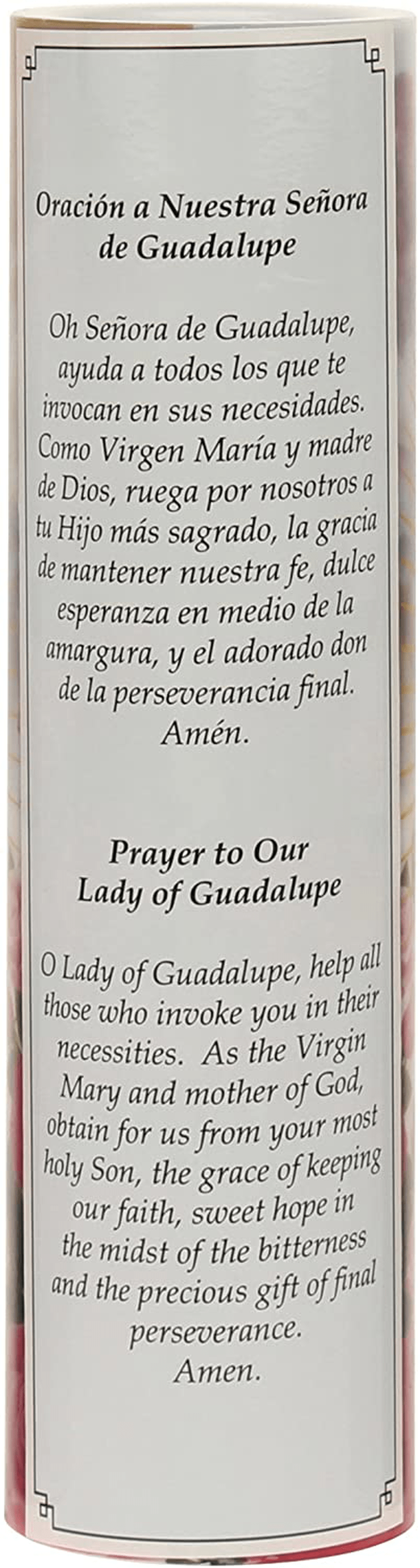 Virgin of Guadalupe Flameless LED Prayer Candle, Unique Religious Decoration, Gift Idea for Mothers Day, Birthday, or Any Holiday Home & Garden > Decor > Home Fragrances > Candles Stonebriar   