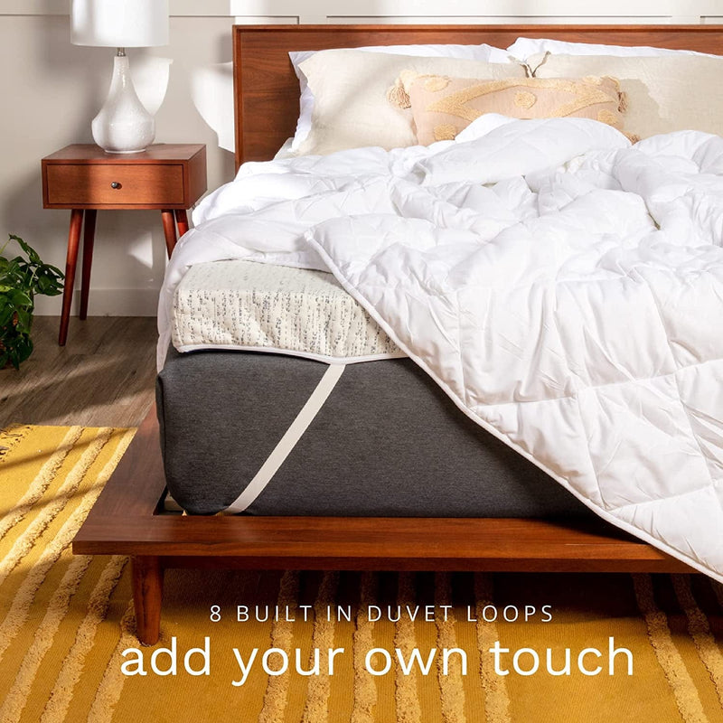 Viscosoft down Alternative Reversible Comforter Twin/Twin XL - Breathable Premium Extra Long Soft Microfiber Light Blue / Navy Home & Garden > Linens & Bedding > Bedding > Quilts & Comforters ViscoSoft   