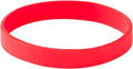 Vitalite Silicone Bracelets Blank Rubber Wristbands,50Pcs/Pack Party Accessories Sporting Goods > Outdoor Recreation > Winter Sports & Activities Vitalite Red Adult-8" 