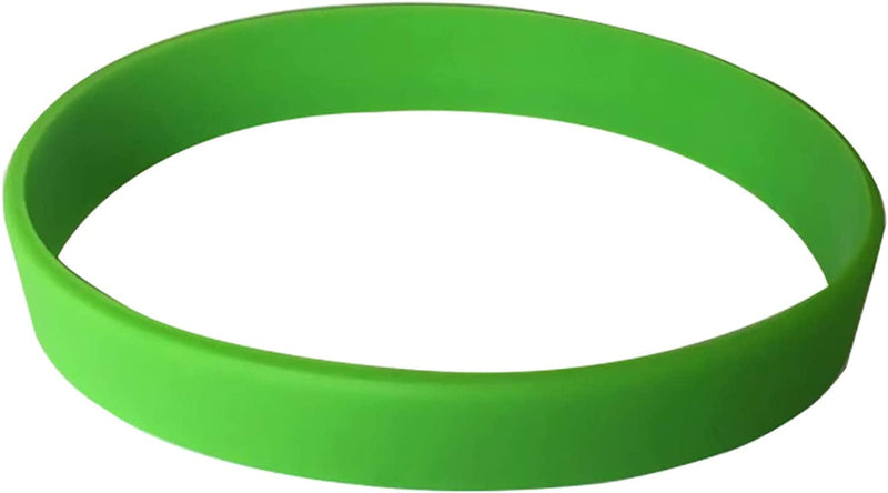 Vitalite Silicone Bracelets Blank Rubber Wristbands,50Pcs/Pack Party Accessories