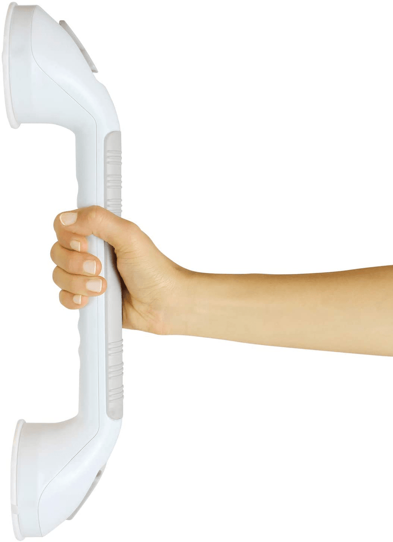 Vive Grab Bar - Suction Shower Handle - Bathroom Balance Bar - Safety Hand Rail Support for Tub, Handicap, Elderly, Injury, Kid, Senior Assist Bath Handle, Non Skid - Portable over Bathtub Cup (16") Sporting Goods > Outdoor Recreation > Camping & Hiking > Portable Toilets & Showers Vive 16 Inch (Pack of 1)  