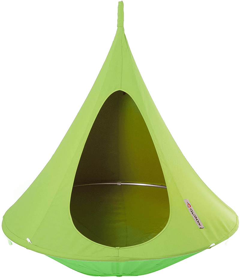 Vivere Double Cacoon, Taupe Home & Garden > Lawn & Garden > Outdoor Living > Hammocks Vivere Leaf Green 4' 
