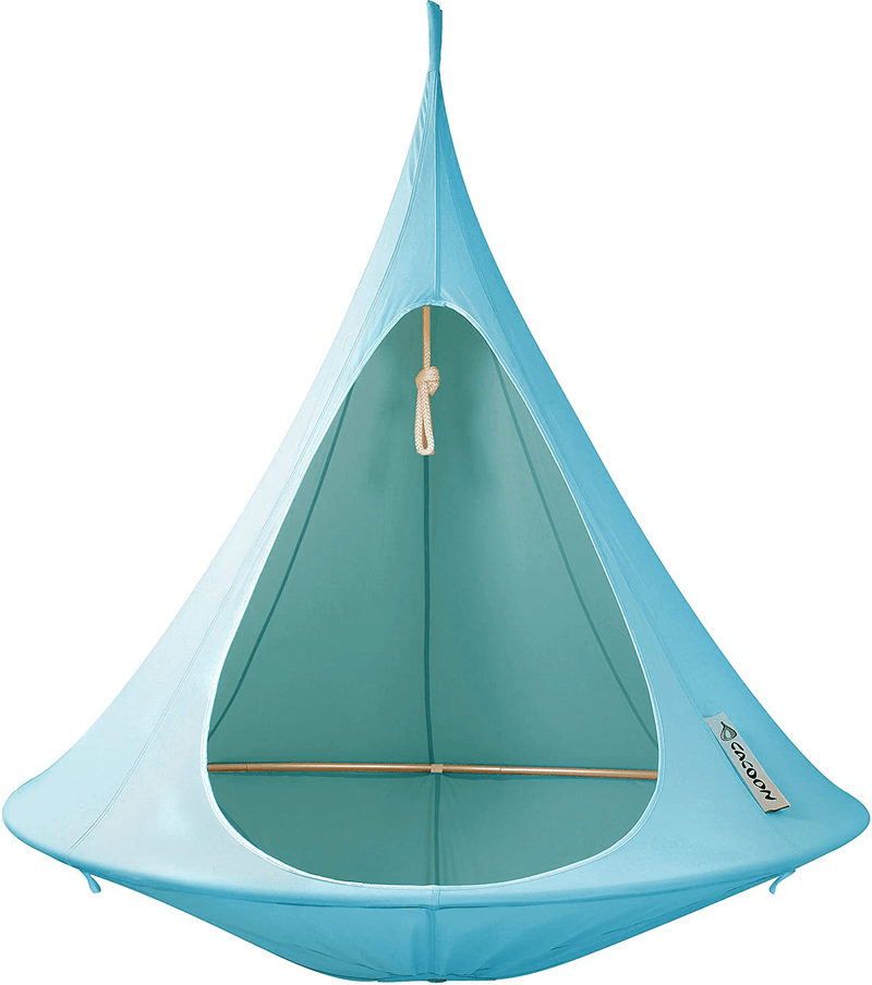 Vivere Double Cacoon, Taupe Home & Garden > Lawn & Garden > Outdoor Living > Hammocks Vivere Turquoise 6' 