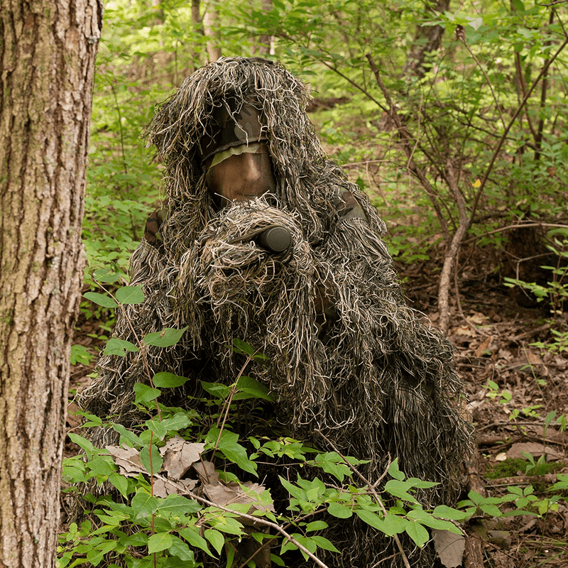 VIVO Ghillie Suit Camo Woodland Camouflage Forest Hunting 4-Piece + Bag Apparel & Accessories > Costumes & Accessories > Costumes VIVO   