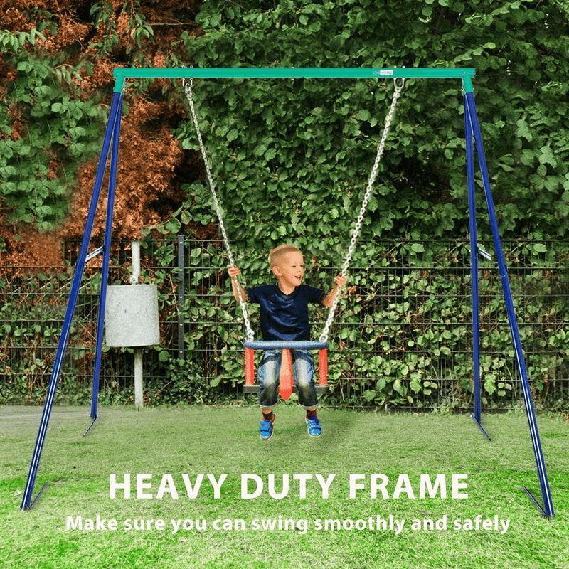 VIVOHOME Metal Frame Full Steel Swing Stand, Hold up to 440 lbs, Saucer Swing NOT Included Home & Garden > Lawn & Garden > Outdoor Living > Porch Swings VIVOHOME   