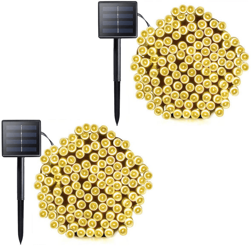 VMANOO Solar Outdoor String Christmas Lights 72Ft 200 LED 8 Modes Patio Lighting for Outside Yard Gazebo Party Wedding Tents Porch Xmas Garden Backyard Tree Decorations Indoor Balcony Decor Lights Home & Garden > Decor > Seasonal & Holiday Decorations& Garden > Decor > Seasonal & Holiday Decorations VMANOO S11 Warm White 2pack  