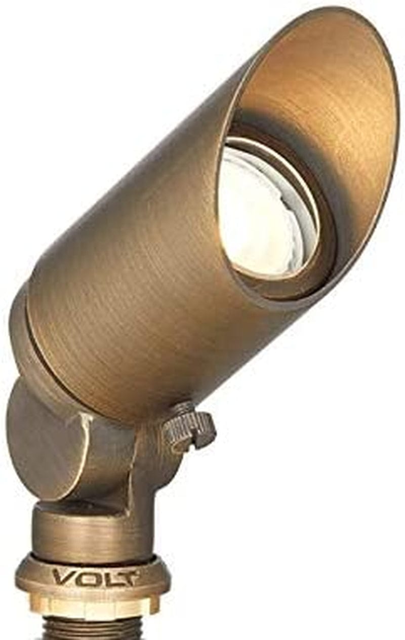 VOLT All-Star 12V Cast Brass Outdoor Mini Spotlight (Bronze) with 2W MR11 LED Bulb Home & Garden > Lighting > Flood & Spot Lights VOLT Lighting Bronze Mini with Bulb 