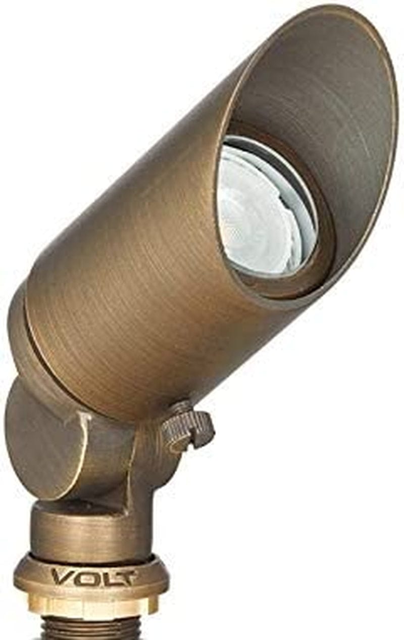 VOLT All-Star 12V Cast Brass Outdoor Mini Spotlight (Bronze) with 2W MR11 LED Bulb Home & Garden > Lighting > Flood & Spot Lights VOLT Lighting Bronze Mini 