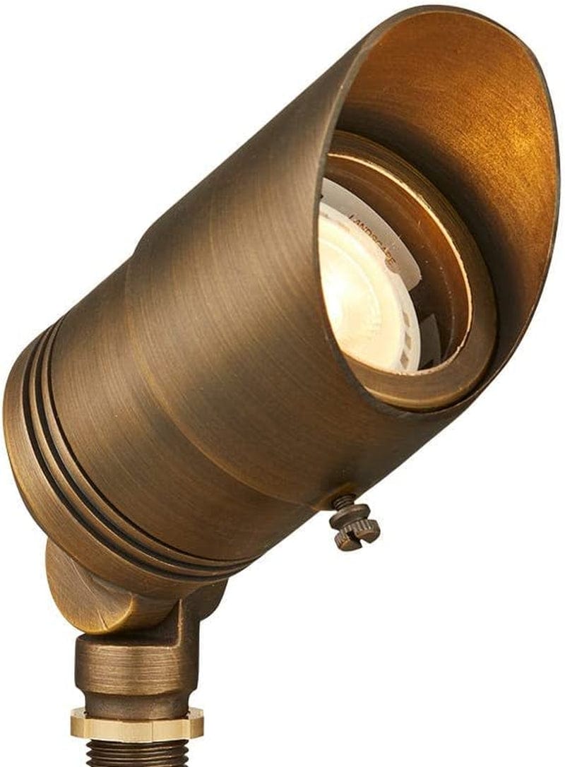 VOLT All-Star 12V Cast Brass Outdoor Mini Spotlight (Bronze) with 2W MR11 LED Bulb Home & Garden > Lighting > Flood & Spot Lights VOLT Lighting Bronze Full Size with Bulb (10-Pack) 