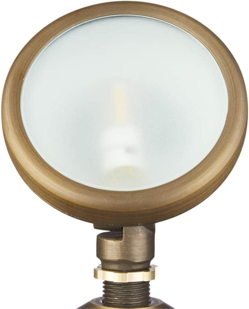 VOLT Cast Brass 12V round Wall Wash Flood Light (Bronze) Home & Garden > Lighting > Flood & Spot Lights VOLT Lighting Without Bulb  