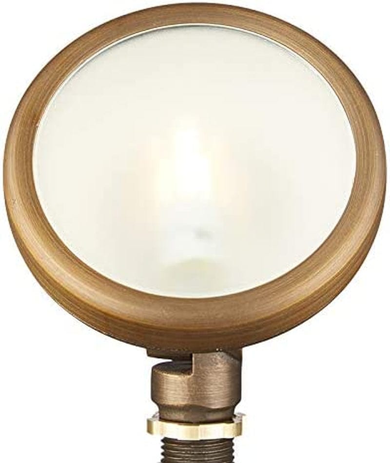 VOLT Cast Brass 12V round Wall Wash Flood Light (Bronze) Home & Garden > Lighting > Flood & Spot Lights VOLT Lighting With LED Bulb  