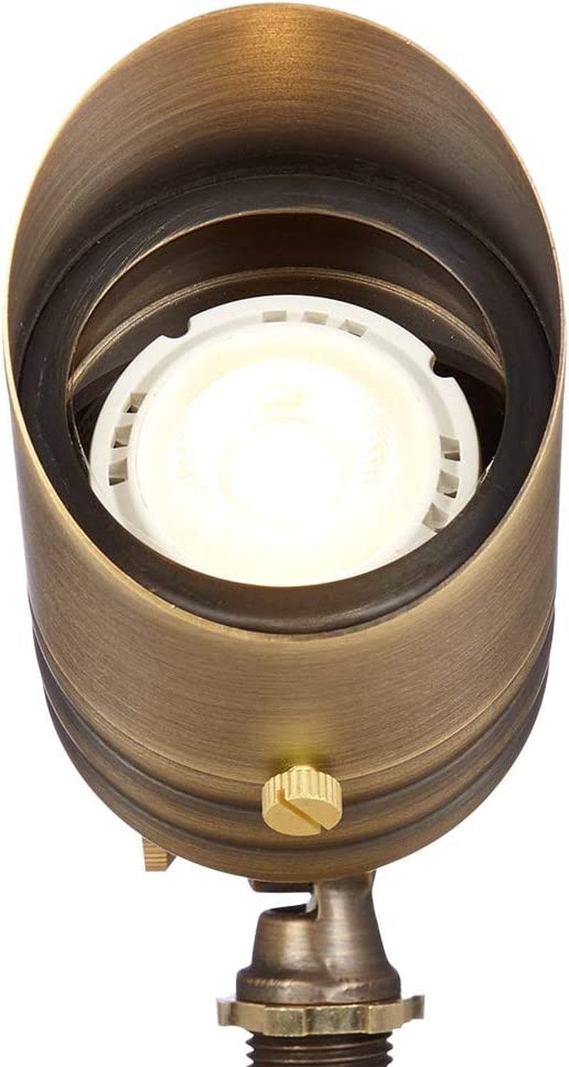 VOLT Fat Boy 12V Brass Outdoor Spotlight (Bronze) with 5W LED Bulb Home & Garden > Lighting > Flood & Spot Lights VOLT   
