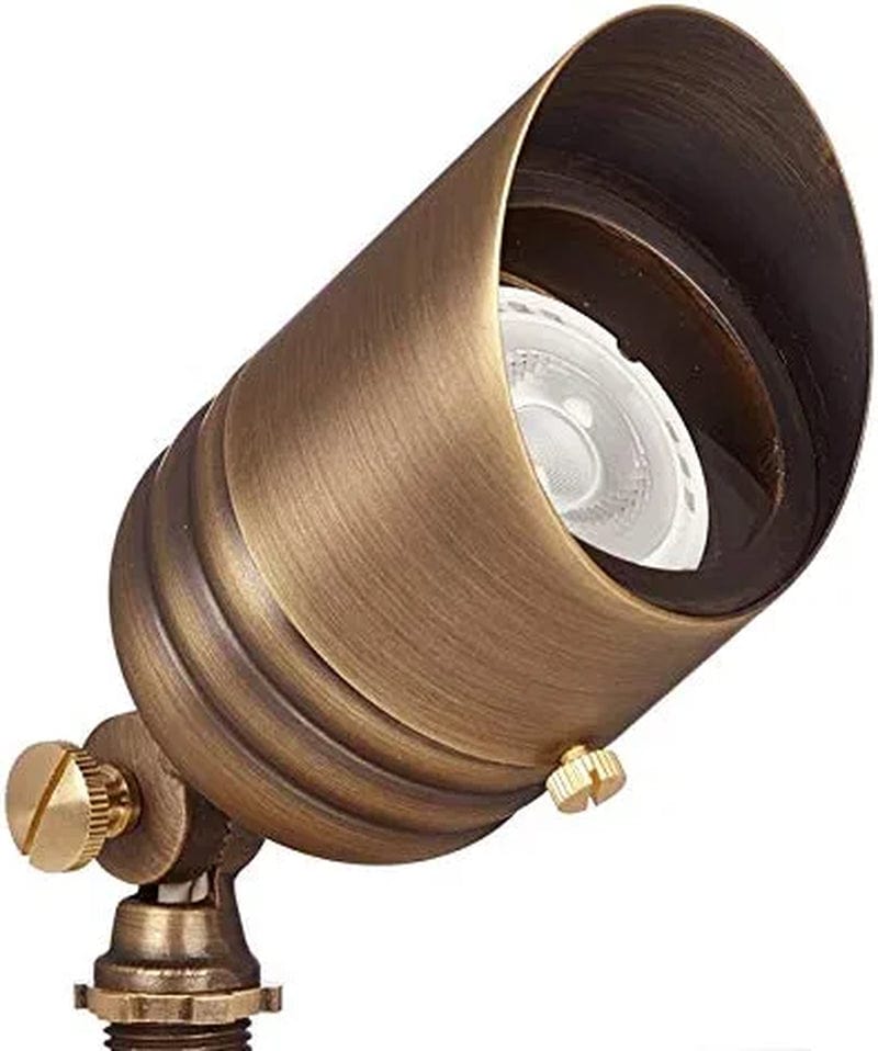 VOLT Fat Boy 12V Brass Outdoor Spotlight (Bronze) with 5W LED Bulb Home & Garden > Lighting > Flood & Spot Lights VOLT Bronze Spotlight without Bulb 