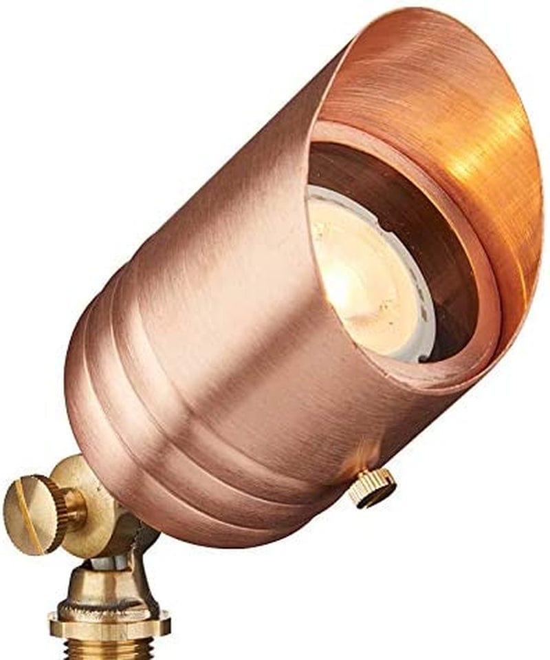 VOLT Fat Boy 12V Brass Outdoor Spotlight (Bronze) with 5W LED Bulb Home & Garden > Lighting > Flood & Spot Lights VOLT Copper Spotlight with LED Bulb 