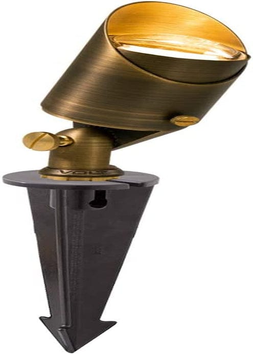 VOLT Top Dog Scotty 12V Cast Brass Outdoor Spotlight with 5W LED Bulb (Bronze) Home & Garden > Lighting > Flood & Spot Lights VOLT Lighting   