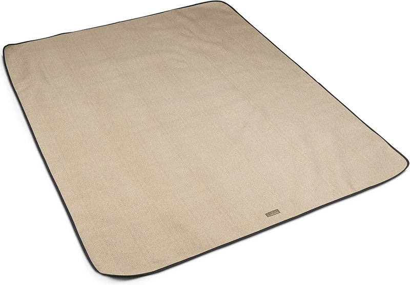 VonShef Picnic Blanket - Large 58" x 71" Soft Waterproof Folding Picnic Blanket for Outdoor Picnics, Beach, Camping - Herringbone Pattern