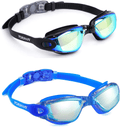 Vorshape Swim Goggles Pack of 2 Swimming Goggle No Leaking Sporting Goods > Outdoor Recreation > Boating & Water Sports > Swimming > Swim Goggles & Masks Vorshape Blue & Aqua  