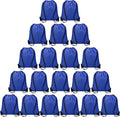 Vorspack Drawstring Backpack 20 Pieces for Party Gym Sport Trip Home & Garden > Household Supplies > Storage & Organization Vorspack Blue  