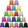 Vorspack Drawstring Backpack 20 Pieces for Party Gym Sport Trip Home & Garden > Household Supplies > Storage & Organization Vorspack Multicolor  