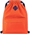 Vorspack Drawstring Backpack Water Resistant String Bag Sports Gym Sack with Side Pocket for Men Women Home & Garden > Household Supplies > Storage & Organization Vorspack Orange  