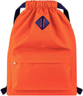 Vorspack Drawstring Backpack Water Resistant String Bag Sports Gym Sack with Side Pocket for Men Women Home & Garden > Household Supplies > Storage & Organization Vorspack Orange  