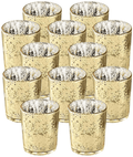 Votive Candle Holder-Set of 12 Wedding Centerpieces for Table, Mercury Glass Tealight Candle Holders Bulk for Birthday |Party |Home Decoration (Gold) Home & Garden > Decor > Home Fragrance Accessories > Candle Holders SUPREME LIGHTS ·2017· Gold  