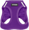 Voyager Step-In Air Dog Harness - All Weather Mesh, Step in Vest Harness for Small and Medium Dogs by Best Pet Supplies Animals & Pet Supplies > Pet Supplies > Dog Supplies Best Pet Supplies, Inc. Purple (Matching Trim) XXS (Chest: 11.5 - 13") 