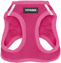Voyager Step-In Air Dog Harness - All Weather Mesh, Step in Vest Harness for Small and Medium Dogs by Best Pet Supplies Animals & Pet Supplies > Pet Supplies > Dog Supplies Best Pet Supplies, Inc. Fuchsia (Matching Trim) XXS (Chest: 11.5 - 13") 