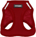 Voyager Step-In Air Dog Harness - All Weather Mesh, Step in Vest Harness for Small and Medium Dogs by Best Pet Supplies Animals & Pet Supplies > Pet Supplies > Dog Supplies Best Pet Supplies, Inc. Red (Matching Trim) XS (Chest: 13 - 14.5") 