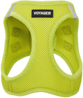 Voyager Step-In Air Dog Harness - All Weather Mesh, Step in Vest Harness for Small and Medium Dogs by Best Pet Supplies Animals & Pet Supplies > Pet Supplies > Dog Supplies Best Pet Supplies, Inc. Lime Green (Matching Trim) XS (Chest: 13 - 14.5") 